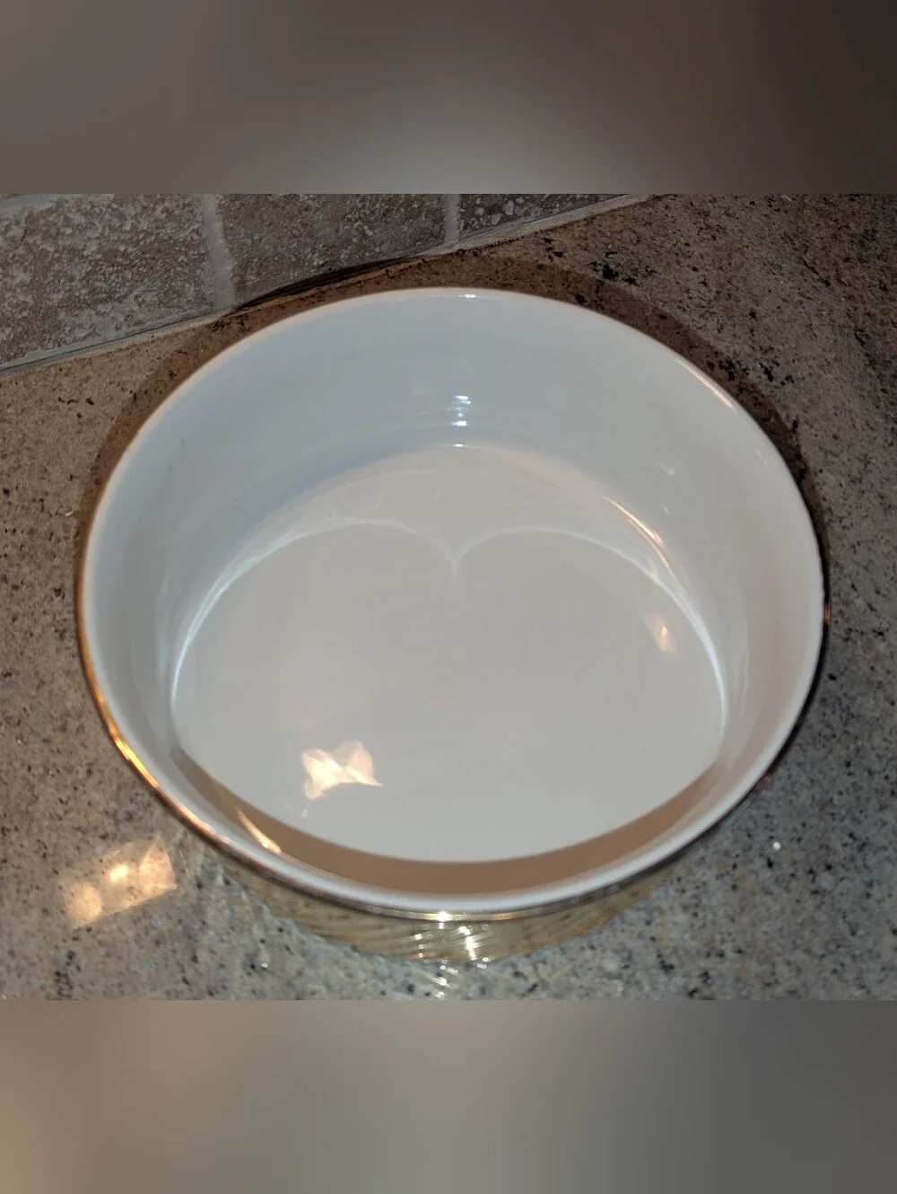 Vintage Hall China “Golden Glo” #506 Soufflé/Casserole Serving Bowl